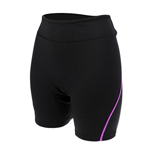 MagiDeal Neoprenhose 1.5mm Neopren Tauchen Shorts Für Damen und Herren Neopren Hosen, in verschiedenen Größen - Lila, Frauen L von MagiDeal