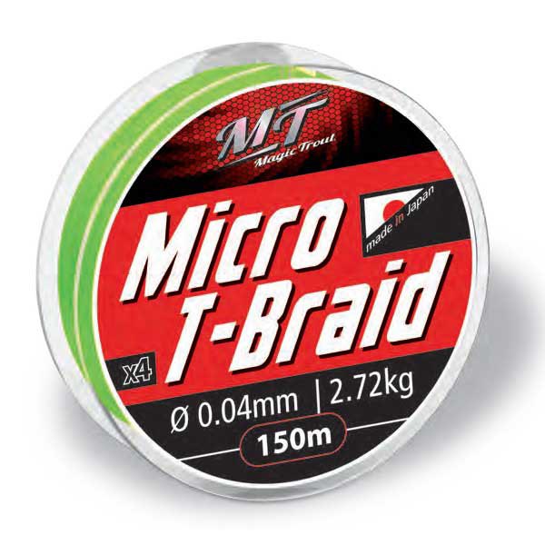 Magic Trout Micro T-braid Braided Line 150 M Grün 0.040 mm von Magic Trout