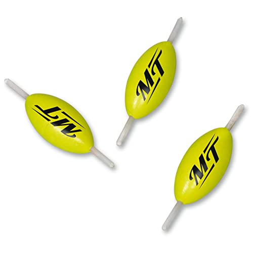 Magic Trout Premium Stick Pilot G2 Auftriebskörper für Forellen-Montagen Posen und Bissanzeiger Funktion Angel-zubehör, neon gelb, 17 mm von Magic Trout