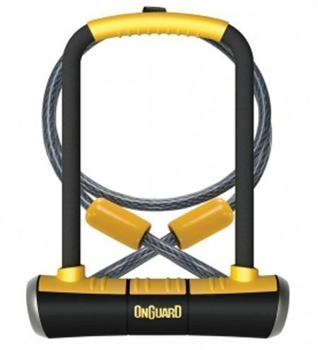 Onguard Pitbull 8005 DT Fahrradschloss und Kabel, hohe Sicherheit, Sold Secure Zulassung: Gold von Sundeer