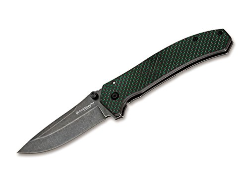 Magnum Green Strike Taschenmesser Grün, Klingenlänge: 8,3 cm, 01MB637 von Magnum