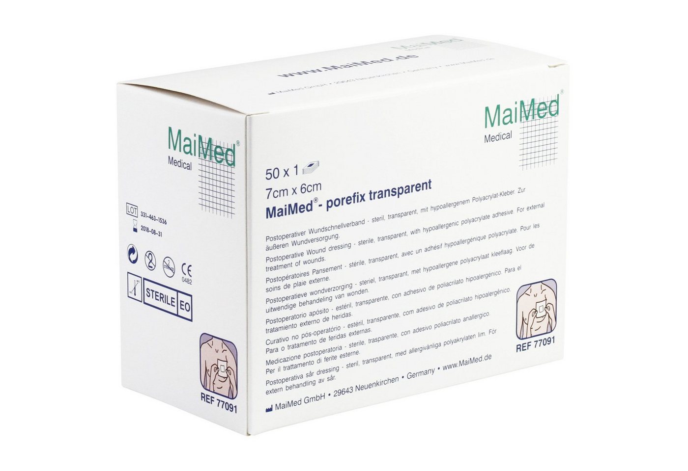 MaiMed Bandage transparent steril von MaiMed