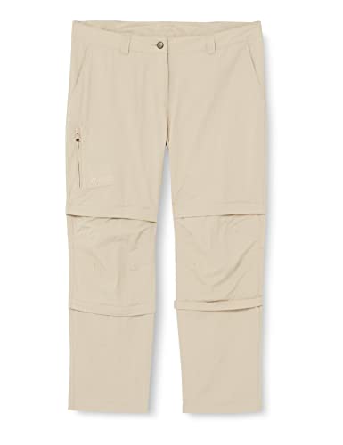 Maier Sports Damen Zipp-Off Hose Yesa, Feather Gray, 18, 233013 von Maier Sports