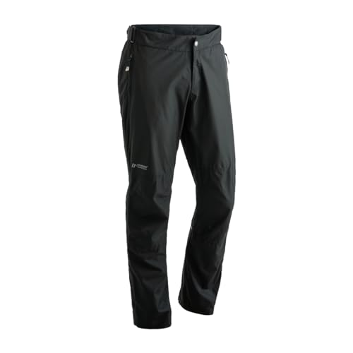 Maier Sports Raindrop M, Herren Wanderhose, Wasserabweisende Outdoorhose für Trekking und Hiking, PFC-frei, mTEX Wetterschutz und Silverplus Netzfutter, Schwarz, 26 (W39/L31) von Maier Sports
