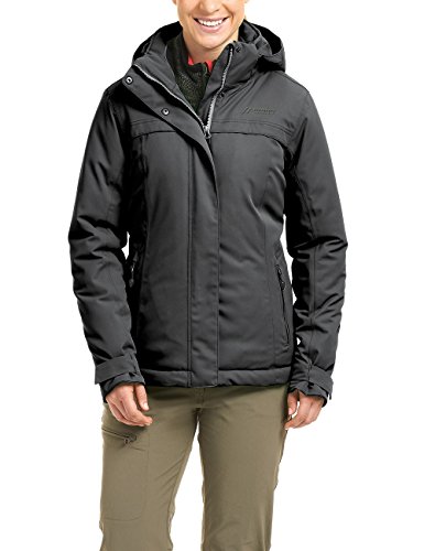 Maier Sports Damen Outdoor Jacke Wattiert Lisbon, Schwarz, 19 von Maier Sports