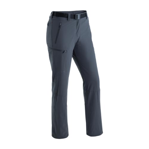 Maier Sports Rechberg Therm, Warme Damen Wanderhose, Wasserabweisende Outdoorhose für Trekking und Hiking, PFC-frei, mTHERM light Wattierung, mSTRETCH Tec 4 & Dryprotec, Grau, 44 (W35/L32) von Maier Sports