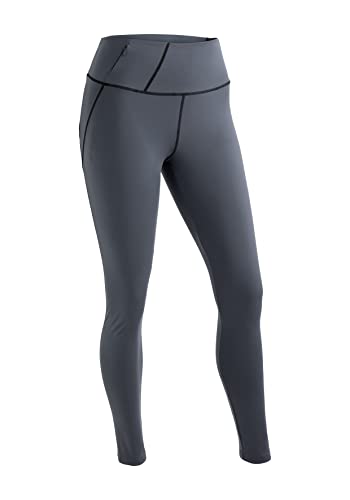 Maier Sports Damen Tight Wanderhose Arenit W, Lange Outdoor-Hose, Trekkinghose, 40 von Maier Sports