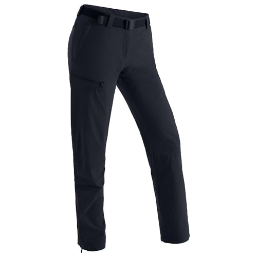 Maier Sports Damen Inara slim zip Outdoorhose, black, 19 von Maier Sports