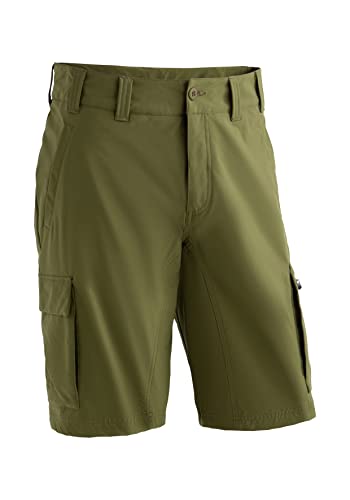 Maier Sports Herren Cargo-Shorts Fenit Short M, ideal als Wanderhose, Burlap, 58 Große Größen von Maier Sports
