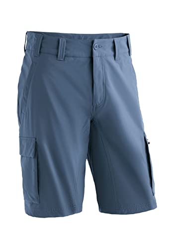 Maier Sports Herren Cargo-Shorts Fenit Short M, ideal als Wanderhose, Ensign Blue, 52 von Maier Sports