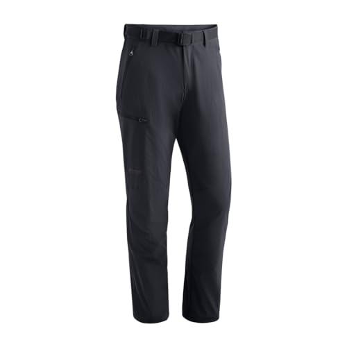 Maier Sports Oberjoch, Herren Wanderhose, Wasserabweisende Outdoorhose für Trekking und Hiking, PFC-frei, mSTRETCH Pro 4 & Dryprotec, Schwarz, 106 (W36/L35) von Maier Sports
