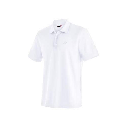 Maier Sports Herren Polo 1/2 Arm T-shirt, white, Gr. 3XL von Maier Sports