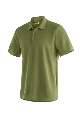 Maier Sports Herren Polo-Shirt Ulrich, Kurzarm piqué Polohemd, Burlap, S von Maier Sports