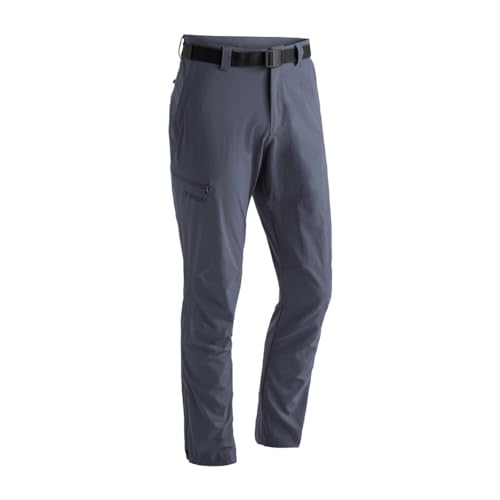 Maier Sports Torid Slim, Herren Wanderhose, Wasserabweisende Outdoorhose für Trekking und Hiking, Enganliegender Schnitt, PFC-frei, mSTRETCH pro 4 & Dryprotec, Grau, 68 (W53/54/L34) von Maier Sports