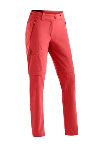 Maier Sports NATA Zip Loop, Damen Wanderhose, Wasserabweisende Outdoorhose für Trekking und Hiking, Praktische T-Zipp-Off-Funktion, PFC-frei, mSTRETCH pro 2 und Dryprotec von Maier Sports
