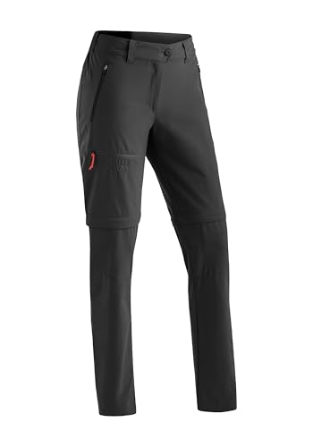 Maier Sports NATA Zip Loop, Damen Wanderhose, Wasserabweisende Outdoorhose für Trekking und Hiking, Praktische T-Zipp-Off-Funktion, PFC-frei, mSTRETCH pro 2 und Dryprotec von Maier Sports