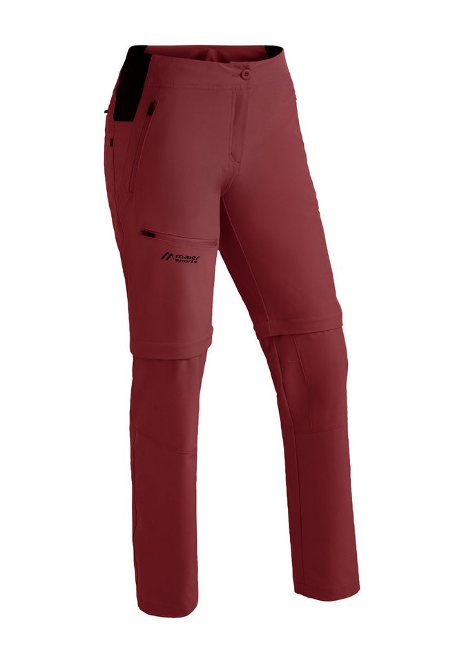 Maier Sports Outdoorhose Latit Zip Vario Damen zipp-off Wanderhose, elastische Funktionshose, 4 Taschen mit RV von Maier Sports