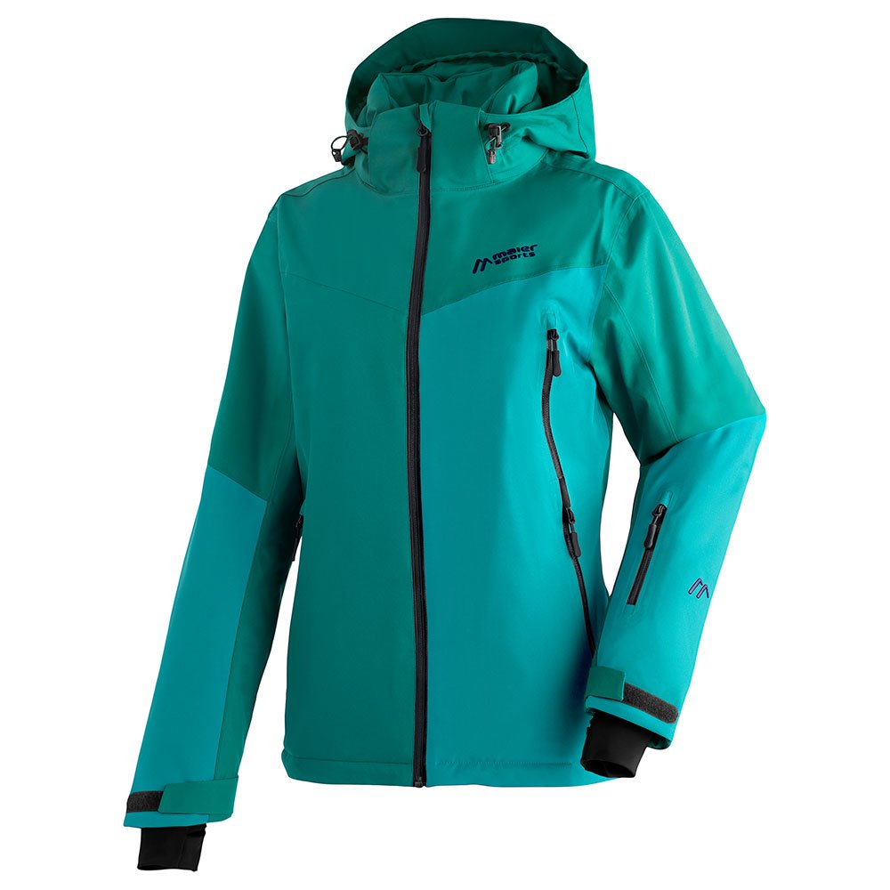 Maier Sports Waterproof Touring Nuria Jacket Grün M-L / Short Frau von Maier Sports