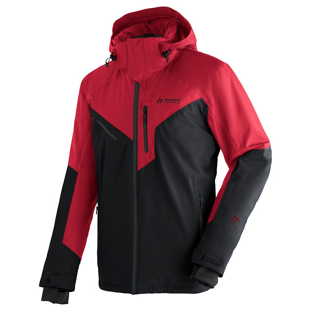 Maier Sports Waterproof Touring Pajares Jacket Rot,Schwarz XL / Short Mann von Maier Sports