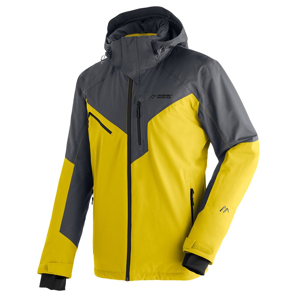 Maier Sports Waterproof Touring Pajares Jacket Gelb,Grau S / Short Mann von Maier Sports