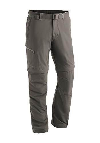 Maier Sports Tajo 2, Herren Wanderhose, Wasserabweisende Outdoorhose für Trekking und Hiking, Praktische Zipp-off-Funktion, PFC-frei, mSTRETCH pro 4 & Dryprotec, Braun, 28 (W40/L31) von Maier Sports