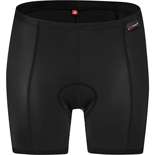 maier sports Damen Radhose Cycle Panty, Black, 46 von Maier Sports