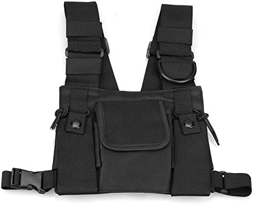 Maijia Chest Rig Bag Hip Hop Streetwear Radio Walkie Brusttasche Harness Taschen Funktionale Taille Taschen von Maijia