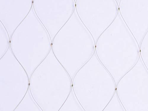 Nylon-Monofil-Netz 19 mm - Fischnetz mit geraden Maschen 0,95 m x 200 m von Maillestore