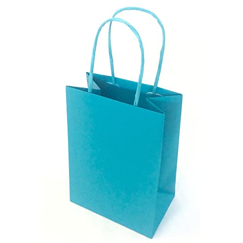 Mainetti Bags 25 Shoppers Kraftpapier 45 x 15 x 50 cm Twisted Türkis, türkis, Taglia unica, Klassisch von Mainetti Bags