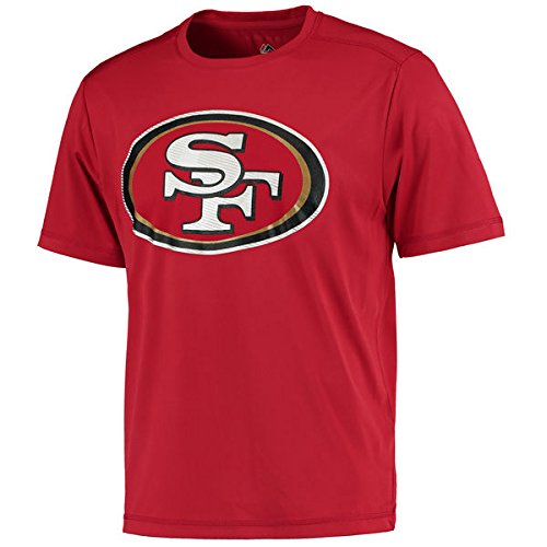 Majestic NFL Football T-Shirt San Francisco 49ers Logo Tech Cool Base (L) von Majestic Athletic