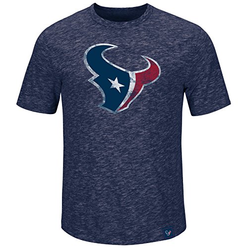 Houston Texans Majestic NFL Hyper Logo Men's Premium Slub T-Shirt (XL) von Majestic