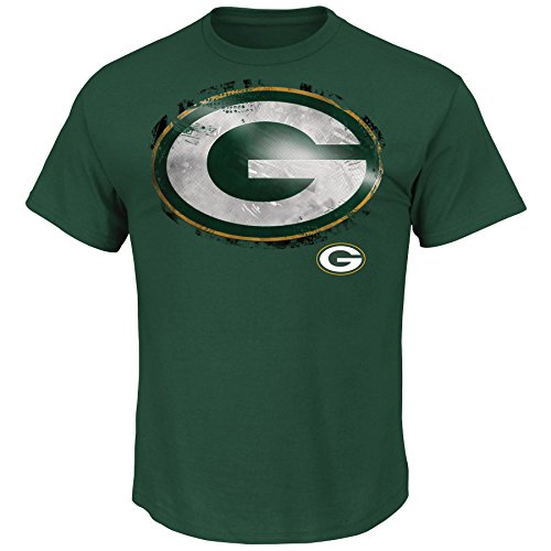 Majestic Athletic NFL Football Green Bay Packers T-Shirt Trikot Line to Gain LTG (M) von Majestic
