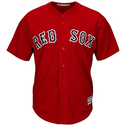Majestic Boston Red Sox Cool Base MLB Trikot Alternate Rot (M) von Majestic Athletic