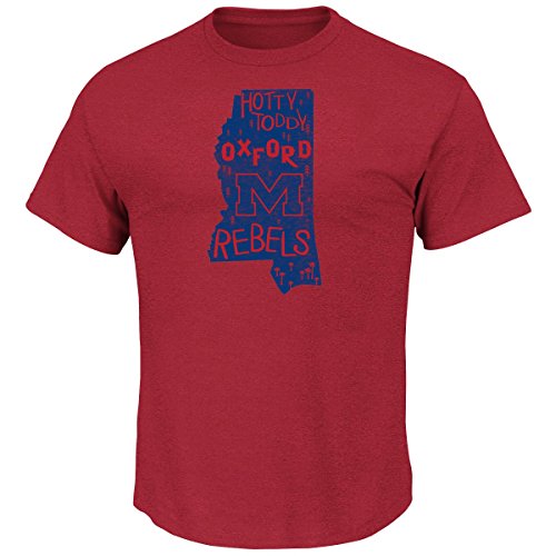 Majestic Mississippi Ole Miss Rebels NCAA Far Beyond Short Sleeve Men's T-Shirt von Majestic