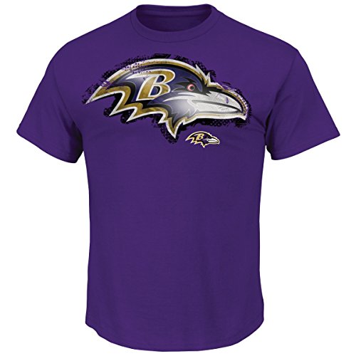 Majestic NFL Football T-Shirt Baltimore Ravens Line-to-Gain LTG (M) von Majestic
