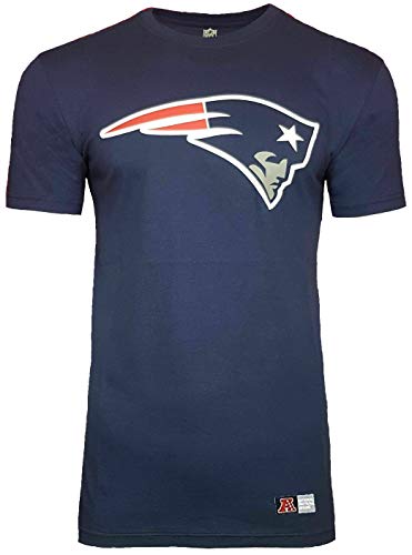 Majestic NFL New England Patriots Longline Noos Shirt Tshirt Football Navy Logo (S) von Majestic