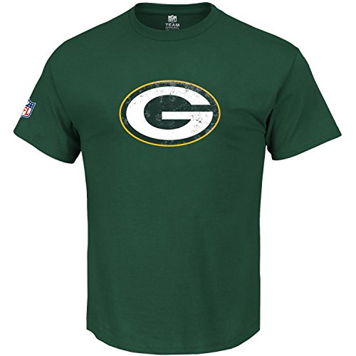 Majestic NFL Shirt - HYPER Green Bay Packers grün - S von Majestic Athletic