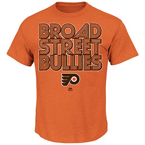 Majestic NHL T-Shirt Philadelphia Flyers Sudden Death Vintage Eishockey Broad Street Bullies (XL) von Majestic