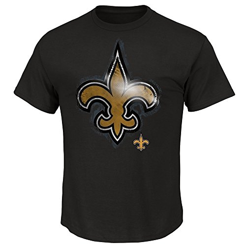 Majestic New Orleans Saints NFL Line to Gain III Men's T-Shirt - Black von Majestic