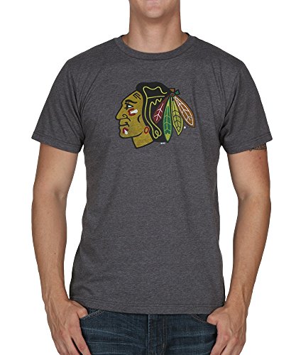 NHL Eishockey T-Shirt Chicago Blackhawks Big-Time-Play-Pigment-Dyed Majestic in SMALL (S) von Majestic