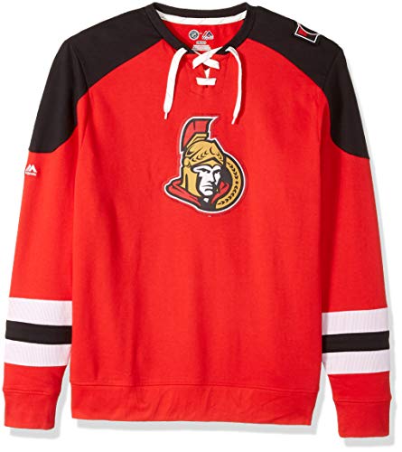 Ottawa Senators Majestic NHL Centre Men's Pullover Crew Sweatshirt von Majestic