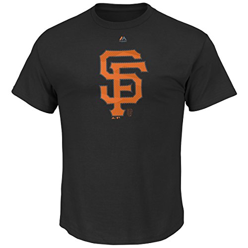 San Francisco Giants Superior Play schwarz T-Shirt, Herren Unisex-Erwachsene, schwarz, X-Large von Majestic