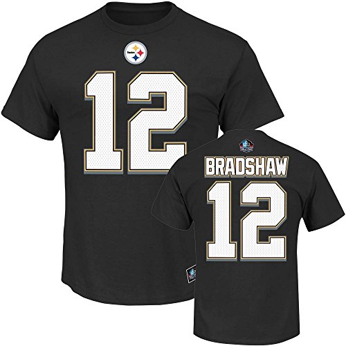 Terry Bradshaw Pittsburgh Steelers Majestic NFL Eligible Receiver II HOF T-Shirt von Majestic Athletic