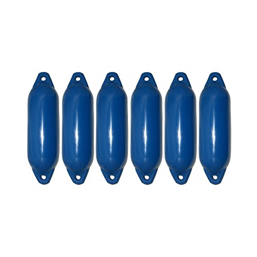 Majoni 6er-Set Star 45 Bootsfender blau 70 x 24 cm von Majoni