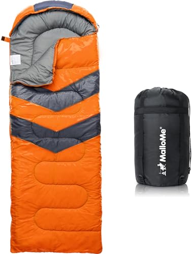 MalloMe Schlafsack Outdoor - Schlafsack Erwachsene und Kinder - Schlafsack Winter, Schlafsäcke, Camping Sleeping Bag, Deckenschlafsack - Winterschlafsack - Leicht, Tragbar, Warm, Deckenschlafsäcke von MalloMe