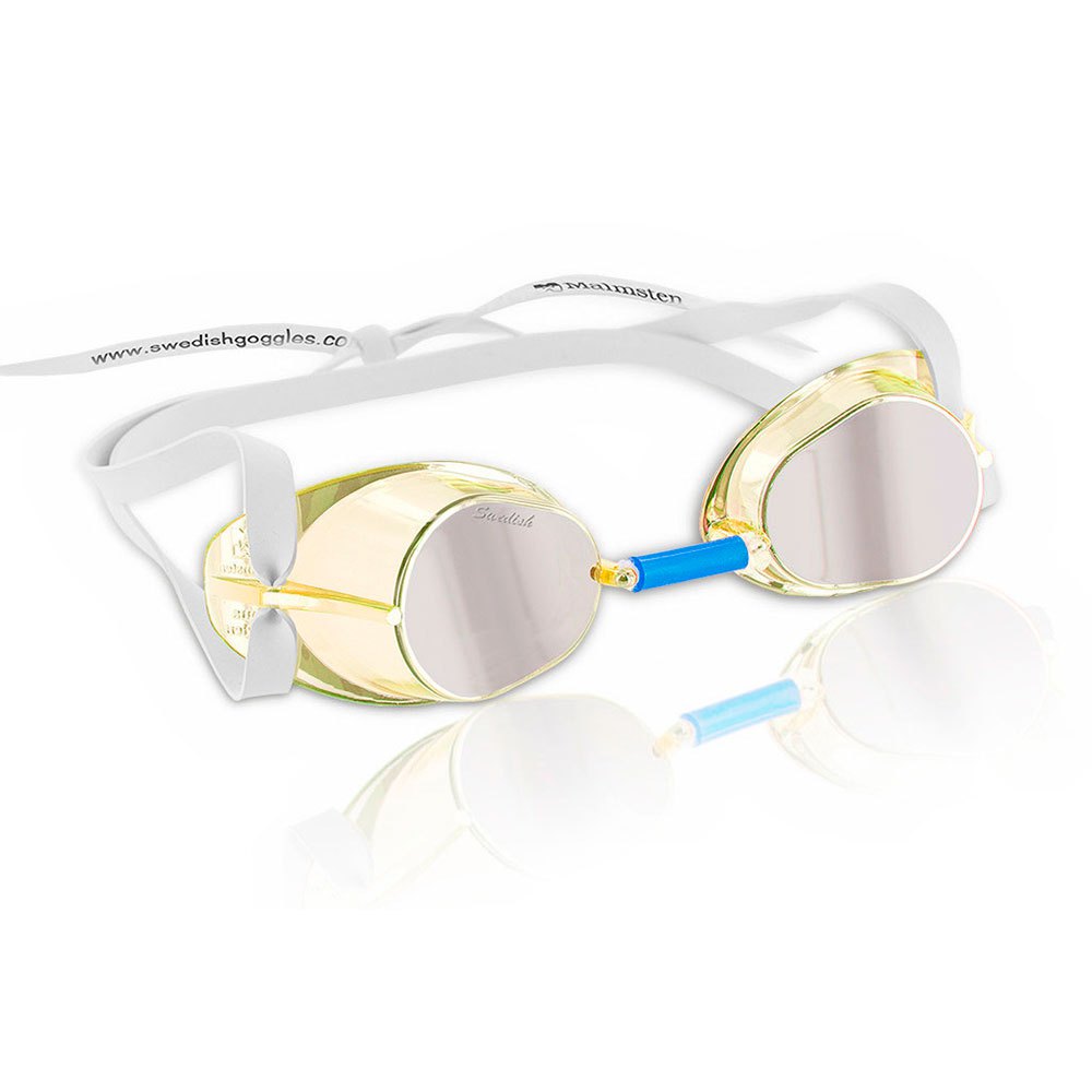 Malmsten Swedish Jewel Swimming Goggles Weiß von Malmsten