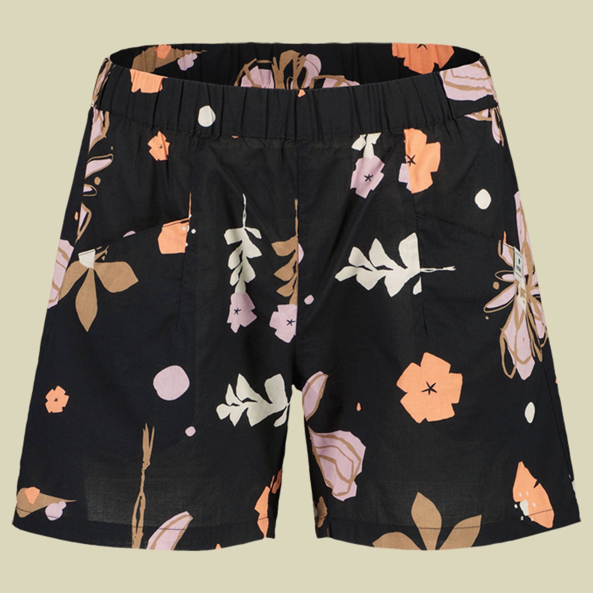 BergiselM. Organic Cotton Shorts Women Größe M  Farbe deep black flora von Maloja