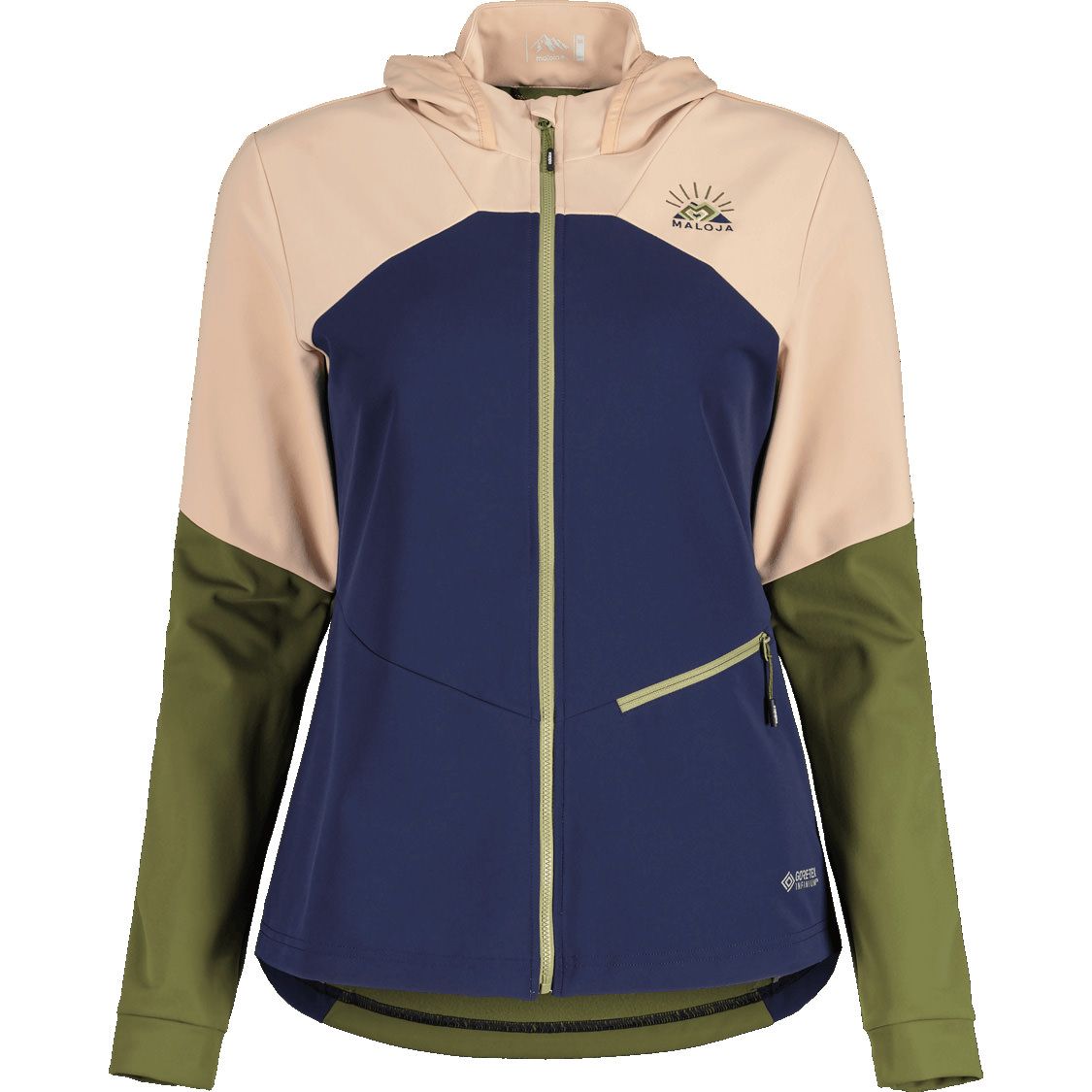 Maloja Damen Nordic Jacke LEUCHTMOOSm night sky blue von Maloja