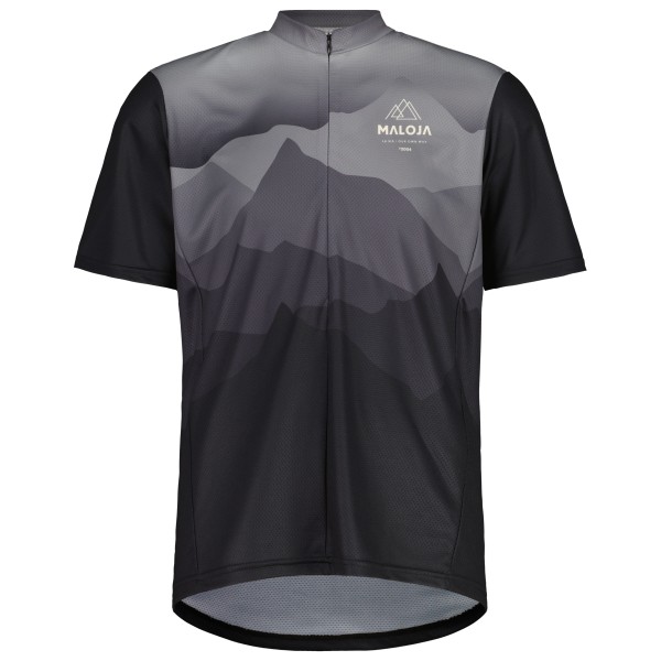 Maloja - MoriM. AM - Radtrikot Gr M grau/schwarz von Maloja