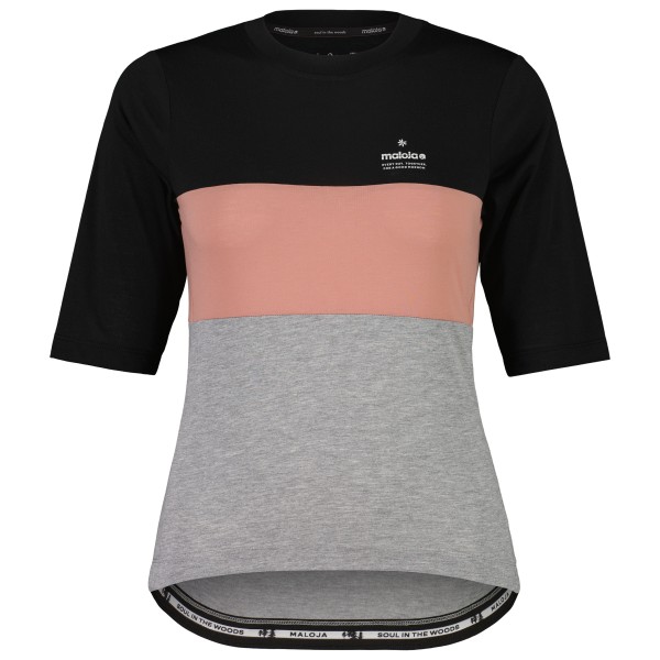 Maloja - Women's WallisM. - Radtrikot Gr XS schwarz/grau von Maloja